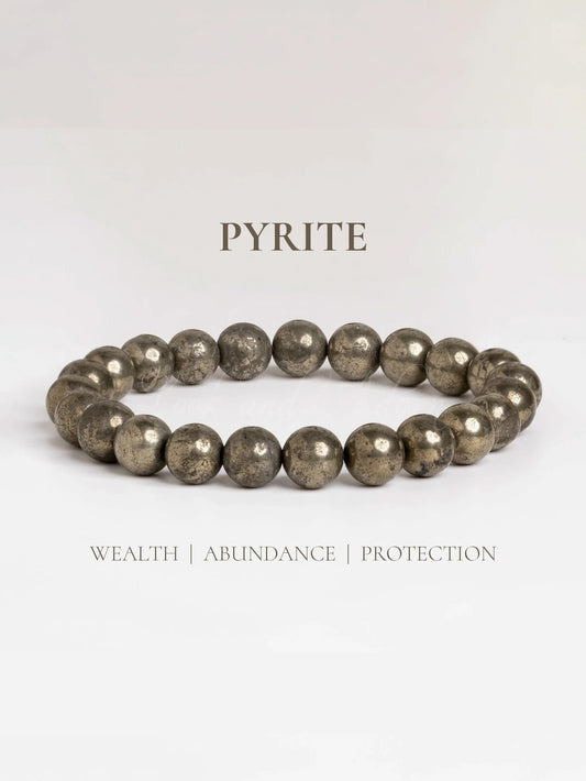 Raw Pyrite Bracelet